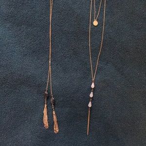 2 long necklaces from Altar’d state.
